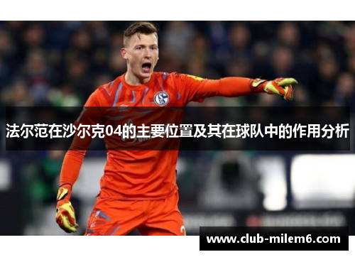 法尔范在沙尔克04的主要位置及其在球队中的作用分析 法尔范在沙尔克04的主要位置及其在球队中的作用分析